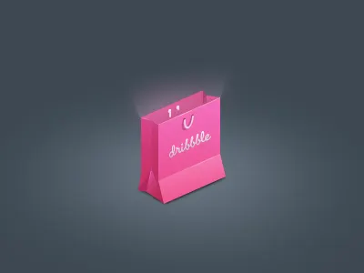 Dribble Bag2 bag dribbble shopping bag