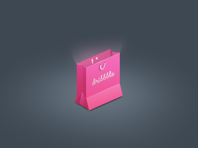 Dribble Bag2 bag dribbble shopping bag