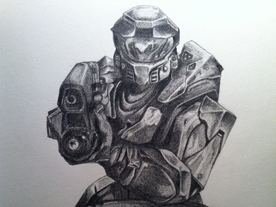 Final Halo Sketch drawings halo sketch sketches