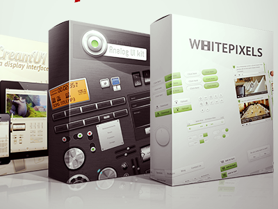 3 UI kits deal user interface web elements