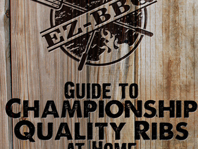 Rib Book Cover bbq book cover illustrator photoshop ribs