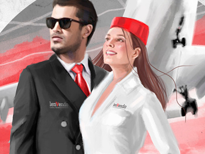 lenvendo calendar illustration fragment