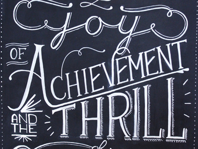 Chalkboard Canvas chalkboard franklin roosevelt lettering quote sign