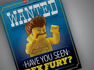 Rex Fury lego nintendo poster promotional