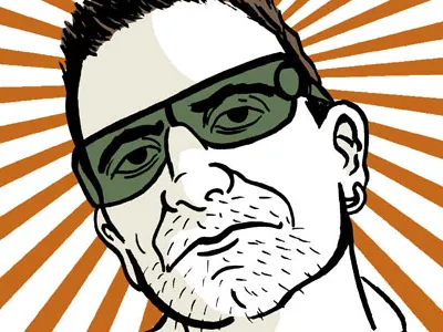 Bono bono illustration ireland irish music portrait rockandroll singers u2