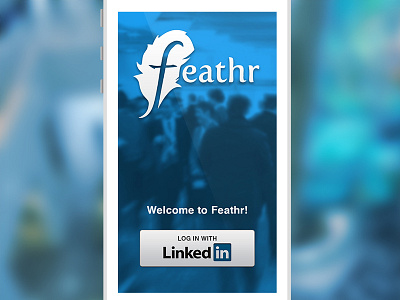 Feathr Login android app blue feathr ios linkedin login