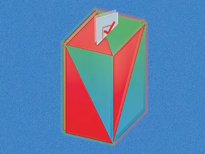 Ballot Box ballot election politics vector