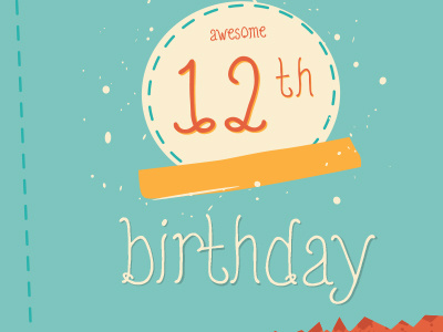 Birthday Card (WIP) birthday font greeting card handwritten illustration preview typeface typography