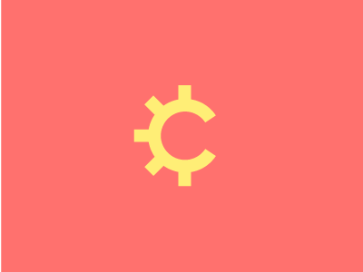 C Sun app brand c clear climate design icon icons identity letter logo logomark mark sun sunny type weather