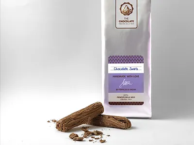 The Chocolate Swirls branding chocolate food graphic design identity logo package design packaging print