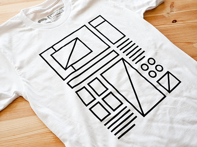 Wireframe Tee clothing layout lines tee tshirt ugmonk wireframe