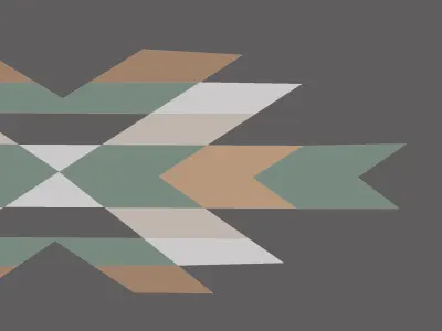 Arrow Overlap pattern pendelton