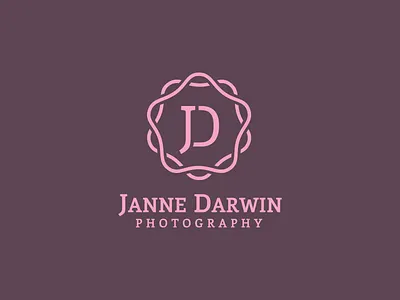 Jane Darwin - wedding photographer monogram brand mark logo logo mark monogram photography photography logo design simple wedding wedding photographer