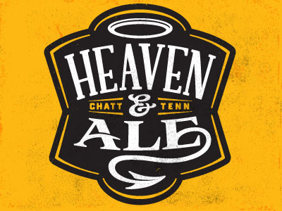 Heaven & Ale ale beer crest devil enclosure growler halo logo