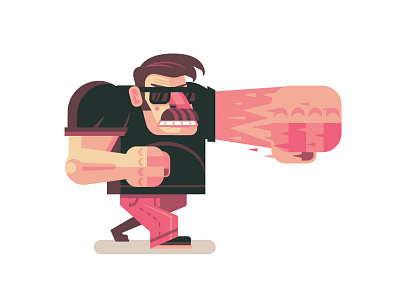 Punch character helbetico illustration punch tutorial vector vectortuts