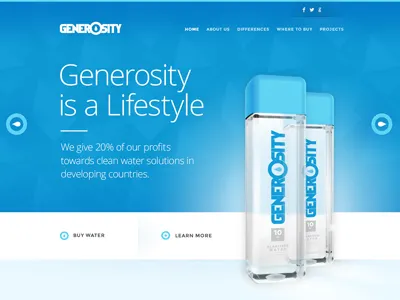 Generosity Water - In Progress