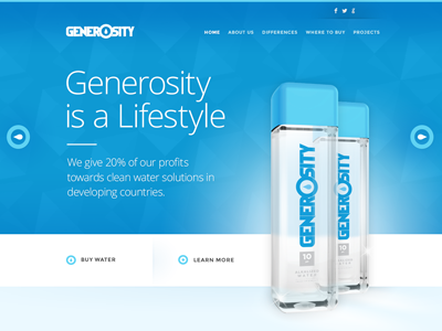Generosity Water - In Progress