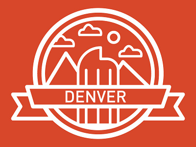 Denver Badge award badge denver icon ios typebat