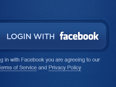 Facebook Login button facebook