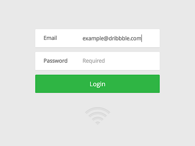 Login flat login signin simple