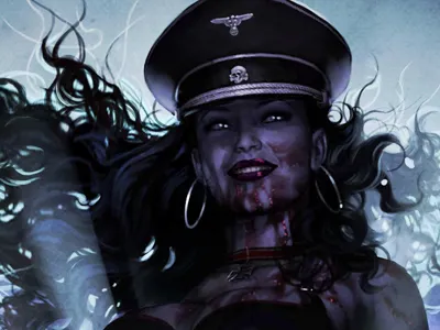 Vampire Vixens of the Wehrmacht comic illustration