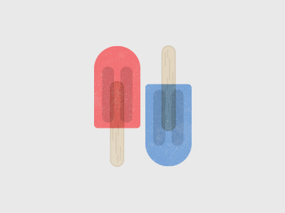 Popsicles fun icon illustration popsicle spring summer vector