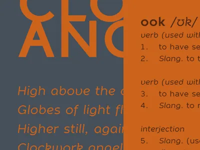 Just Playing Around font layout rush text typography