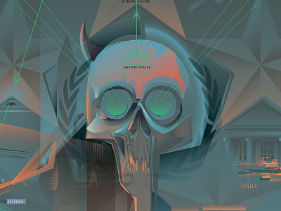 Inspectre General2013©Orlando Arocena adobe illustrator inspectre general orlando arocena shadow government vector