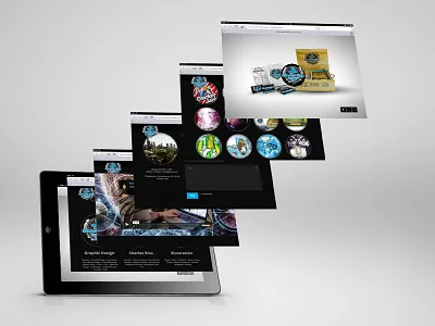 Portfolio Website aesthetic art branding clean css design graphicdesign html interface ipad logo mobile modern parallax philadelphia portfolio responsive tablet web website