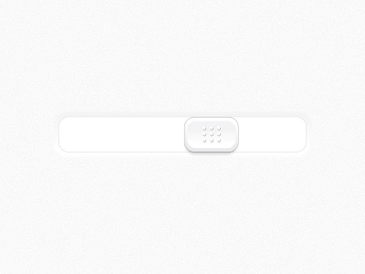 Slider button clean gray shadow slider ui user interface ux white