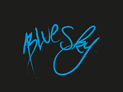 BlueSky logo branding logo