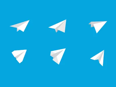 Edtrips - plane concepts blue edtrips logo paper plane