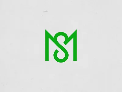 Ms letters logo logotype minimal monogram ms simple symbol type