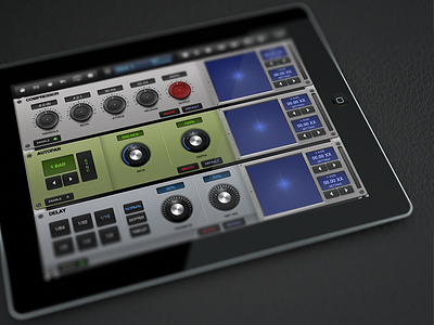 BeatMaker2 FX view app ipad ui