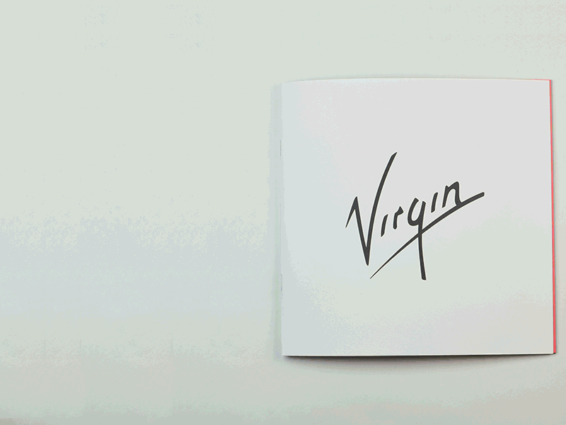 Virgin Booklet (gif!) branding branson galactic graphic identity group hyper hyper island identity island logotype minimalism minimalist nasa richard rockets space tourism virgin virgin galactic virgin group