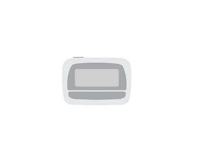 Beeper2 beep beep beeper flat pager ui