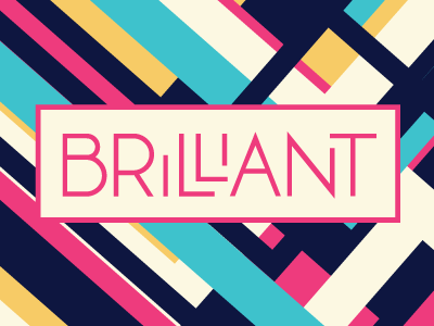 Brilliant art deco art party branding stripes