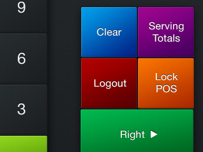 Mosaic POS Early Color Tests 02 app gui mobile the skins factory ui user interface design ux