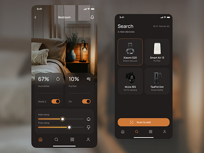 Smart Home App app figma mobile ui ux