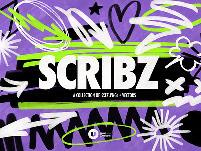 Scribz - Markers Kit graphic bundle