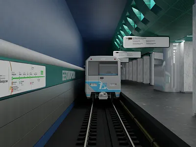 Belomorskaya Metro Station – 3D Concept Model 3d 3dmodeling architectureingames blender design game garrysmod metro model modeling moscowmetro moscowtransport subwaystation transitdesign underground urbandesign