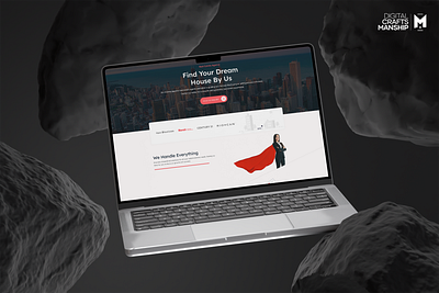 A Real Estate Landing Page That Combines Style and Strategy hero section landing page real estate ui design ui ux design web design website design