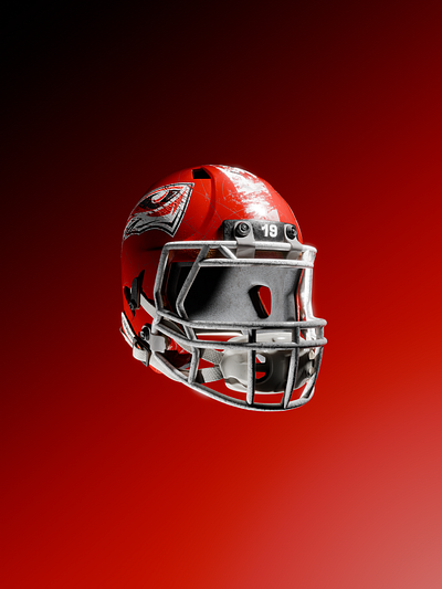 FA Helmet 3d design 3d product animation blender football helmet product red