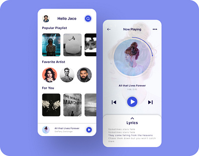 Music Player design figma ui ui ux ux