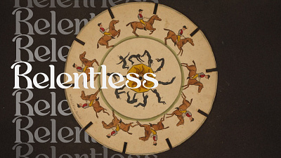 Relentless Pursuit church design faith graphic design hope illustration jesus sermon sermon series