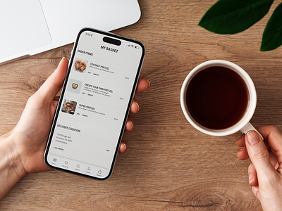 UX/UI design for food ordering app, The Pretzel Day appdesign design mobileapp ui ux uxui uxuidesign