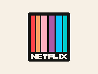 Netflix | Retro - Redesign - Bold brand branding color design face gradient icon illustration logo netflix redesign retro type