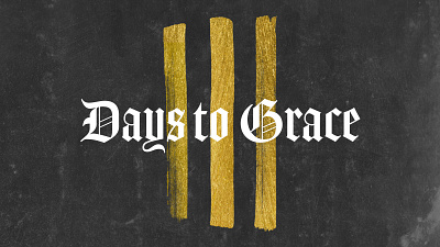 3 Days to Grace bible church design easter faith graphic design hope illustration jesus logo