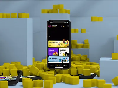 Play and shop- Gaming app animation animation motion graphics ui