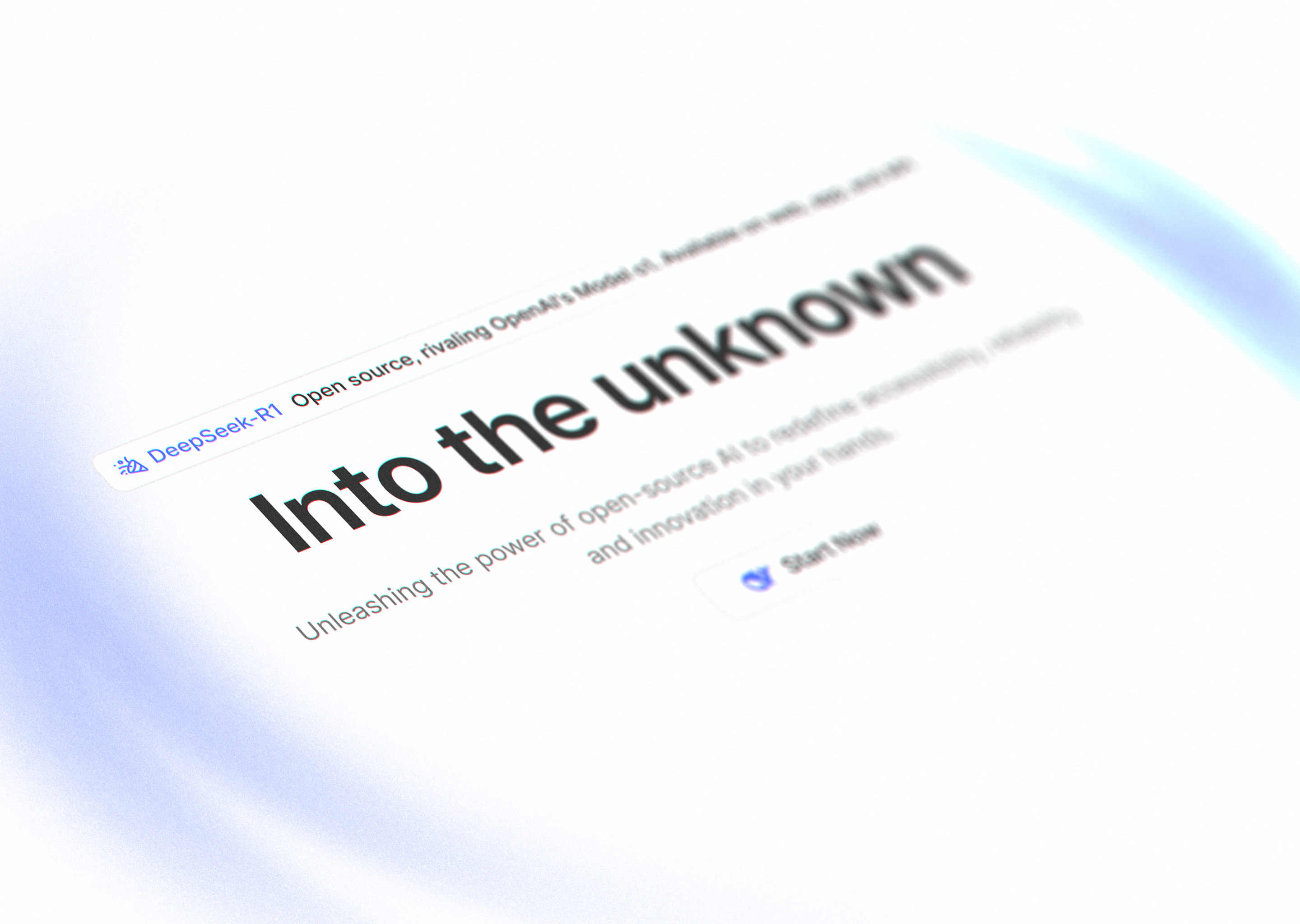 DeepSeek Hero Section 🐳 ai ai inteligence ai startup animation app deepseek design nvidia ui ux